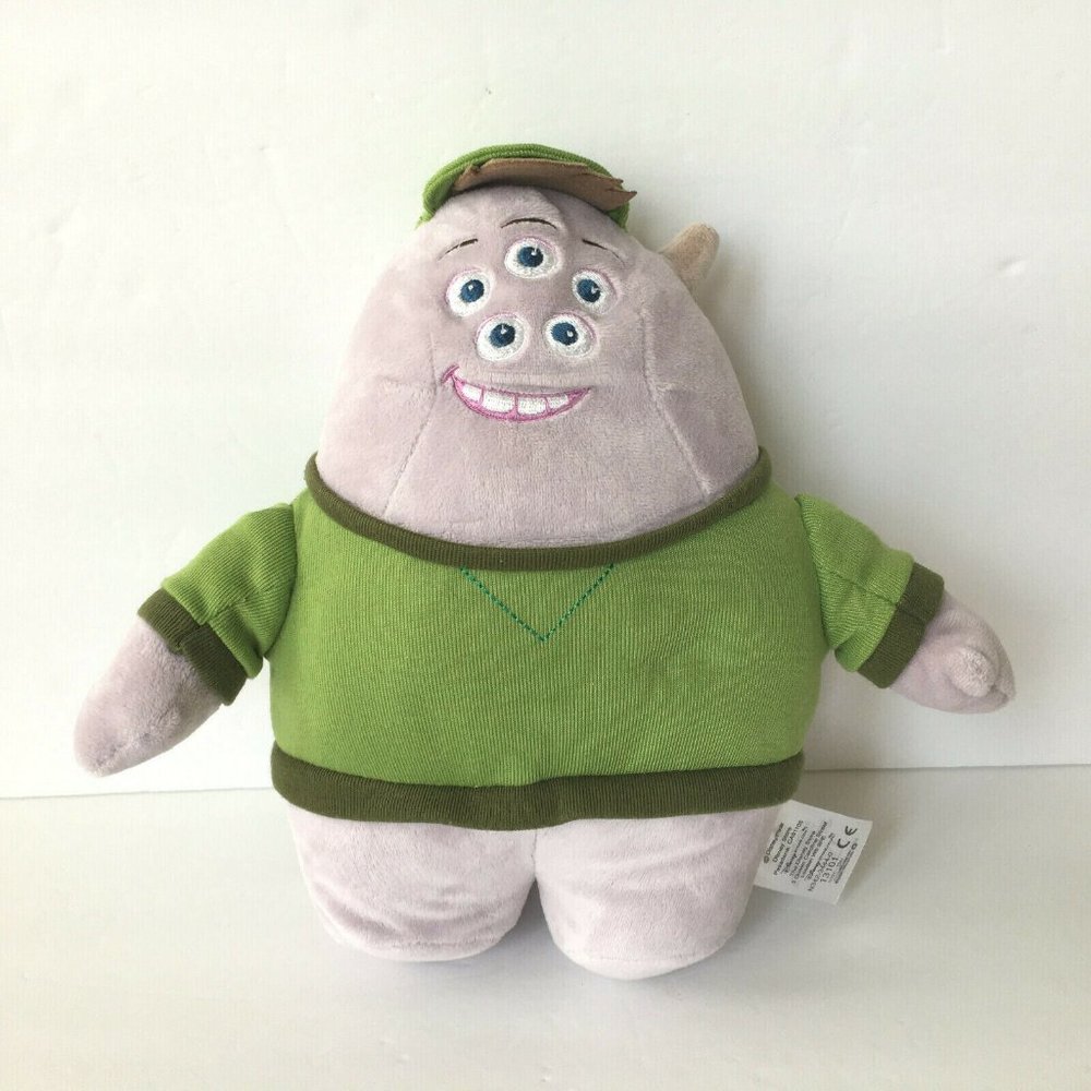 Disney Store Monsters University Squishy Plush Stuffed Animal Toy 10''